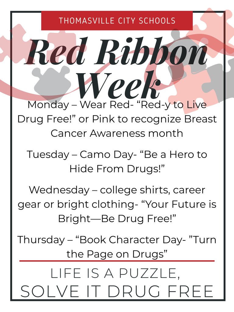 Red Ribbon Week Flier
