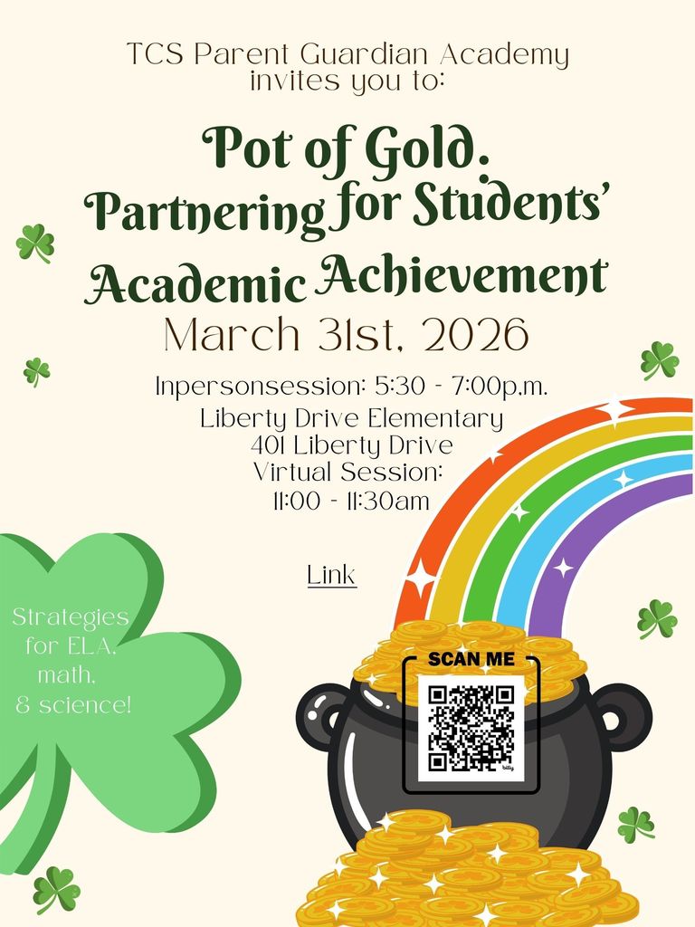 Information for Parent Academy Night