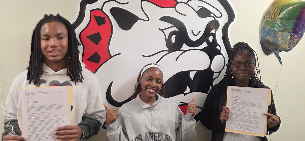 Jailen Smith (left) and Hazmik Sturdivant (right) have been accepted to NC Governor's School