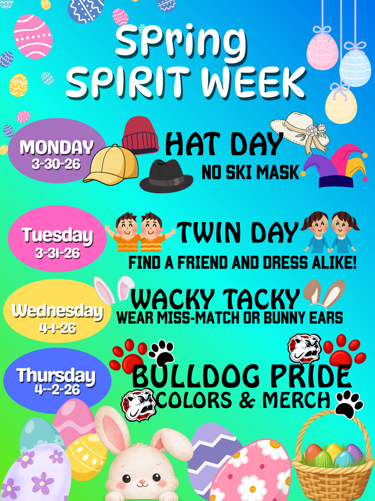 Spring Spirit week info