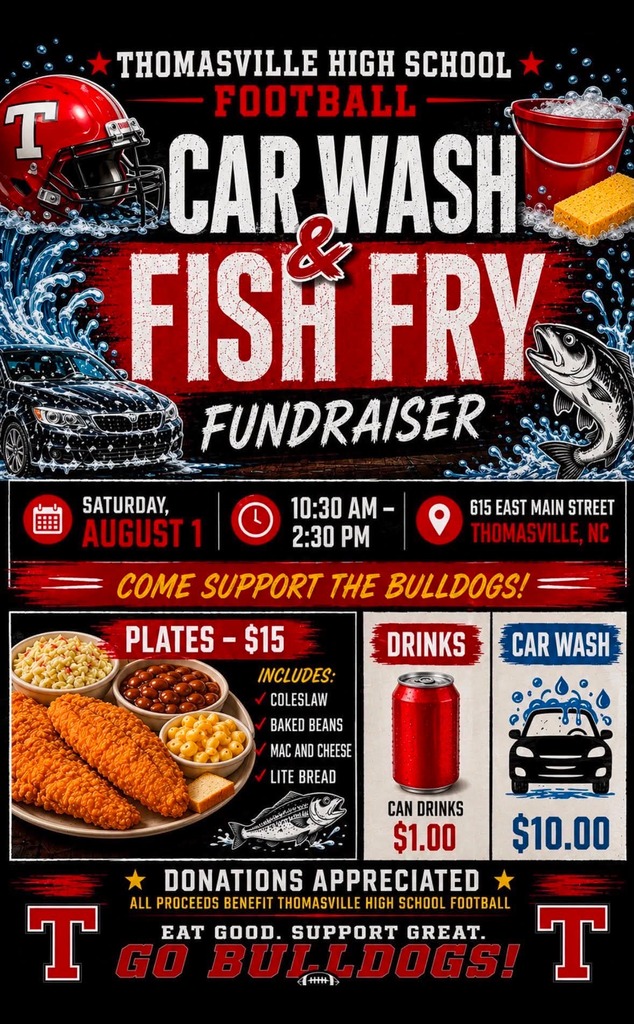 Fish Fry and Car Wash this Saturday-Fundraiser for the Football Team