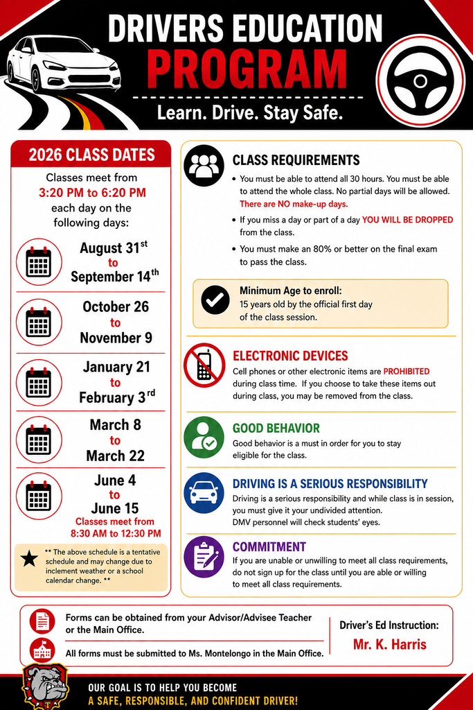 Drivers Ed. Rules and Information