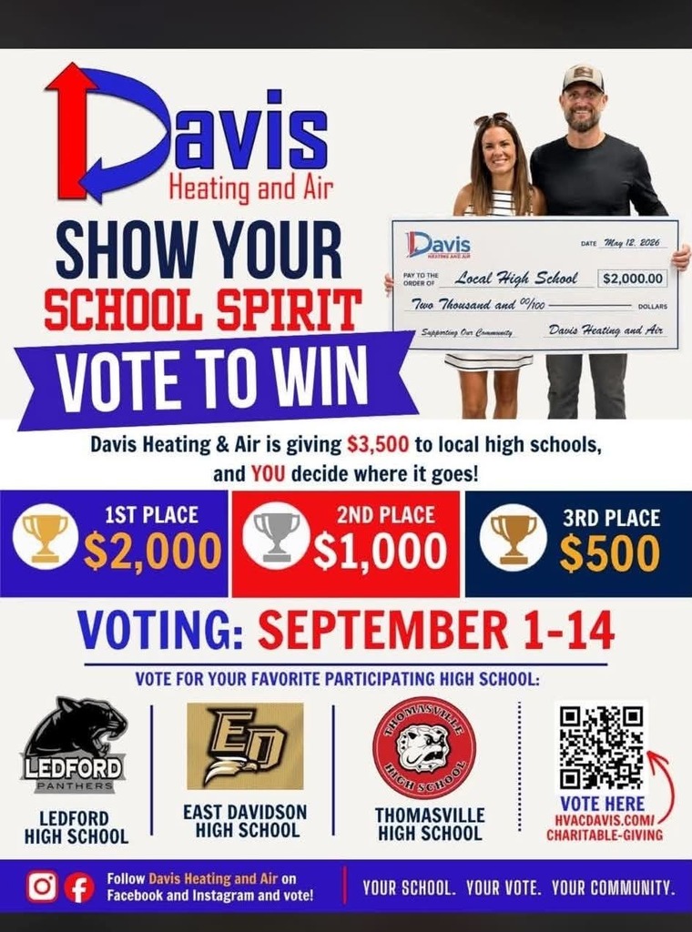 Vote for Thomasville to earn 2000!