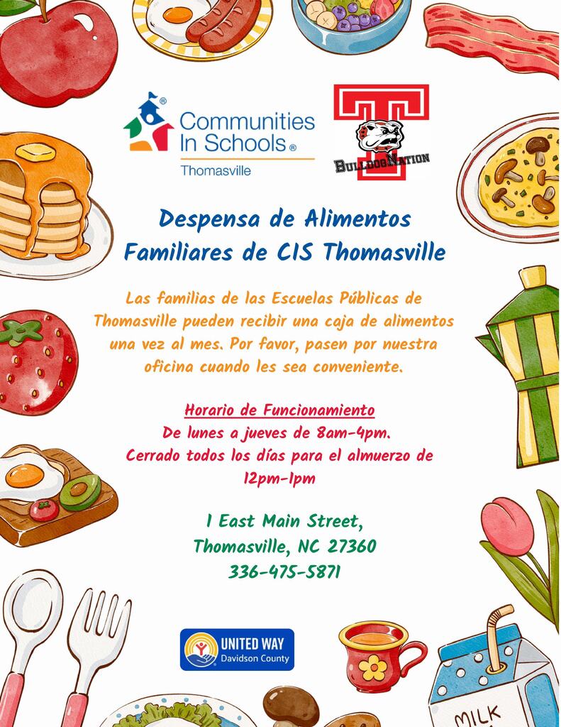 CIS Info for food pantry in Spanish