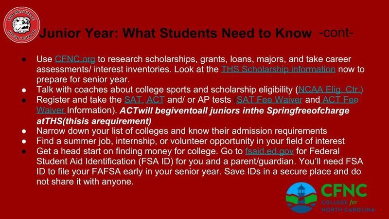 Ms. Tubb's Junior Presentation