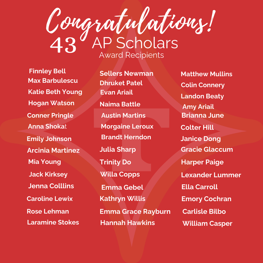 TCS AP Award Recipients 1