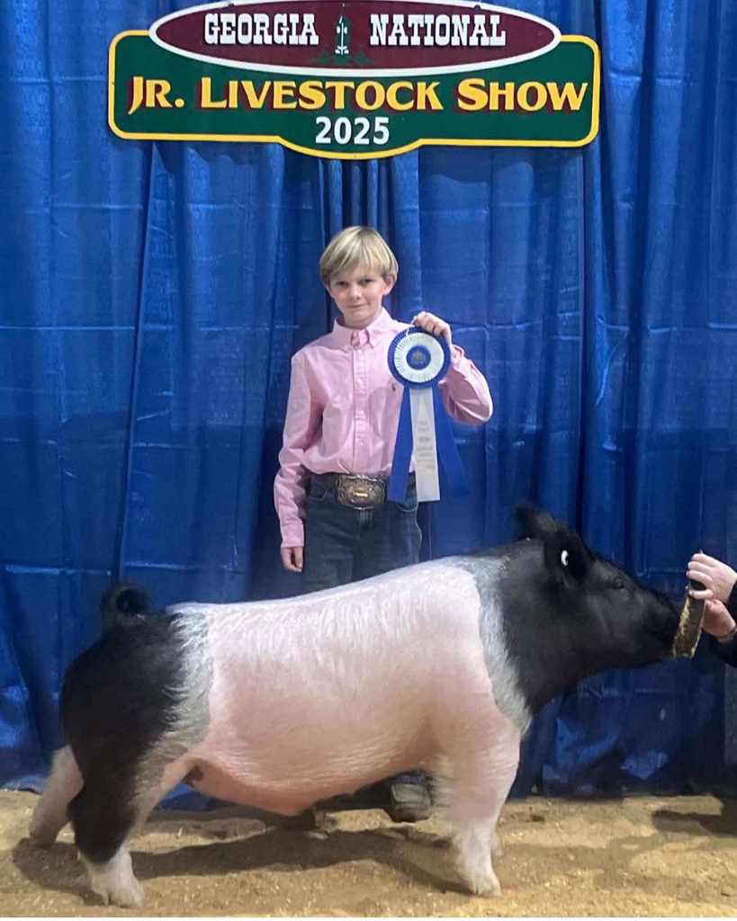 JES Wesley and Andy 1st palce Jur Livestock Show