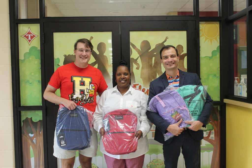 Bookbag Donation at HES Jul 2025