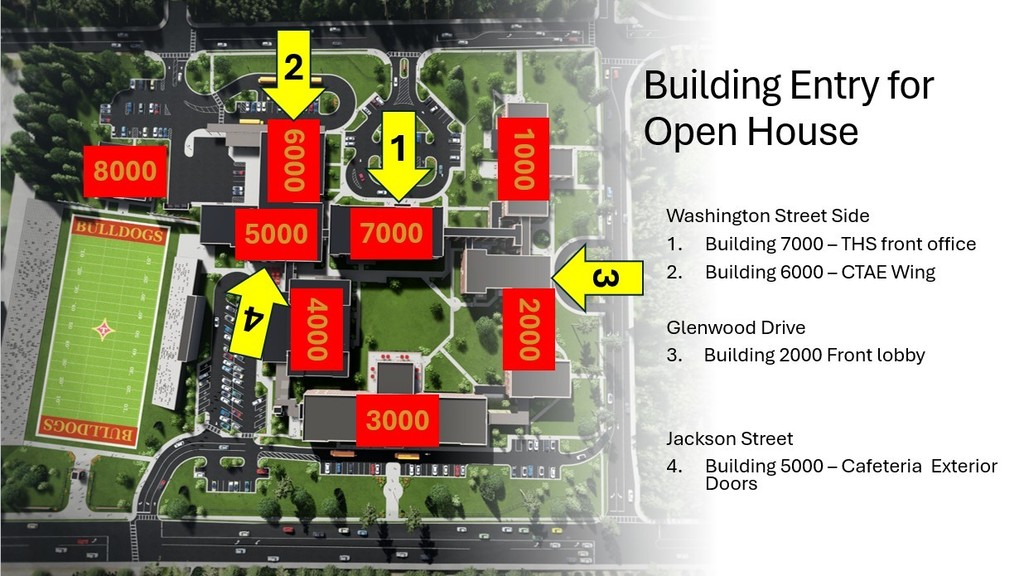 THS Open House 5-7 PM Aug 1