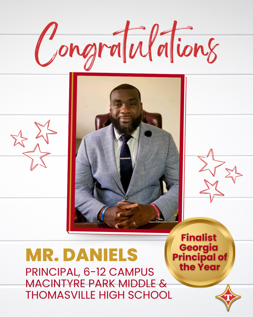 Mr. Daniels GA Principal of the Year 