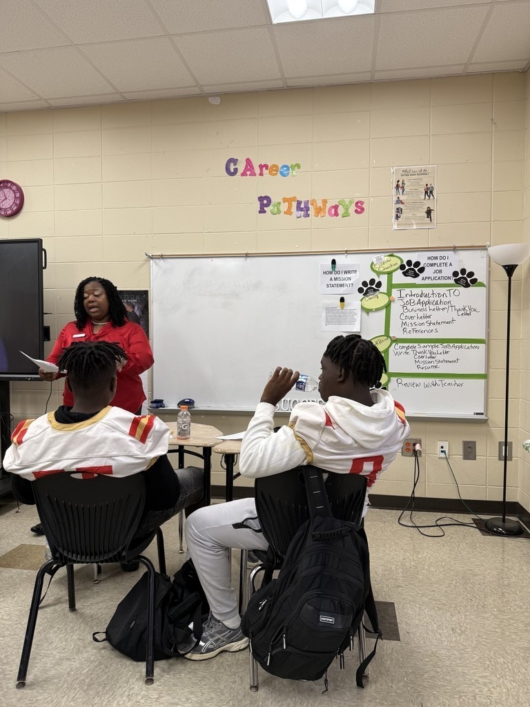 MPMS Ms. Butler Bank of America  Career Connection Class 6