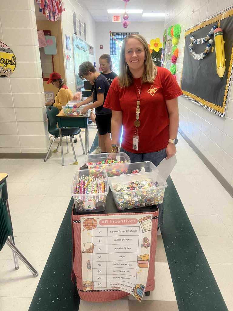 JES AR Cart with Mrs. Norman 1