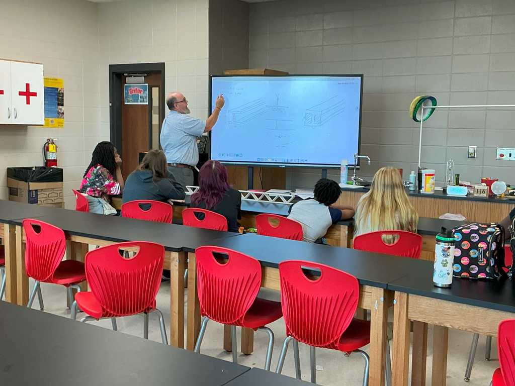 THS OM Team with Mr. McCall 4