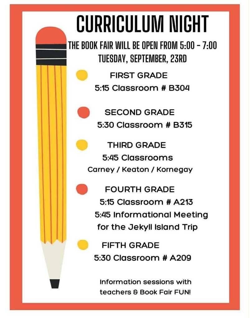 Curriculum Night 