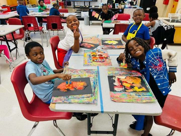 HES Fall Feels in Ms. Groover Art Class