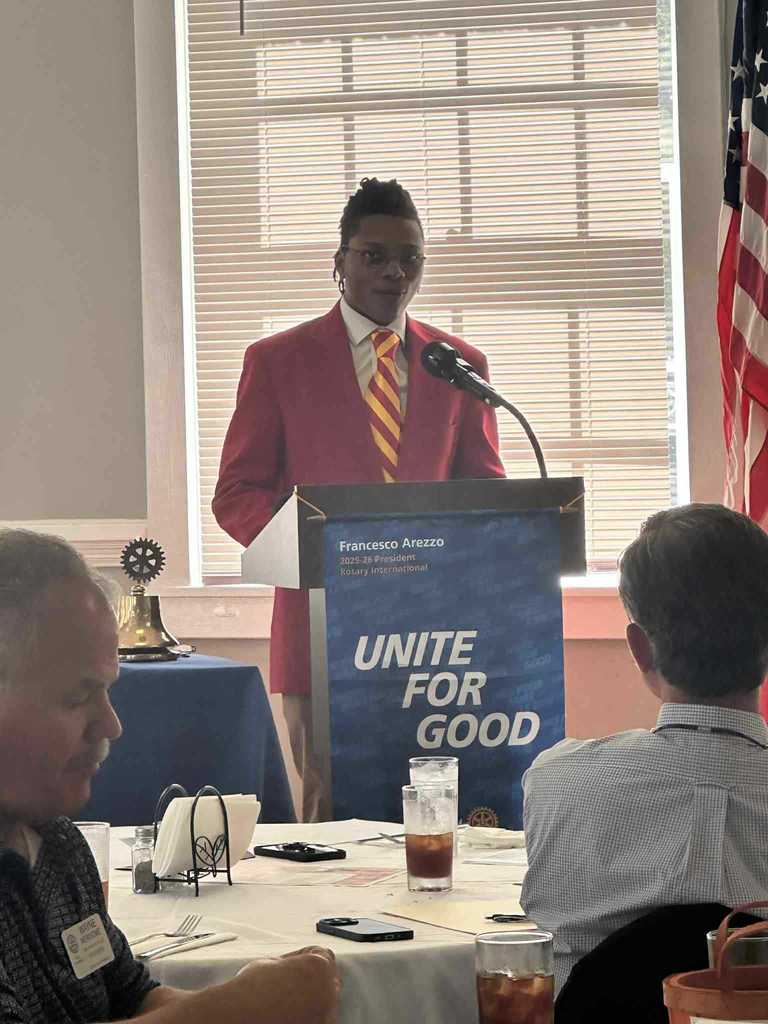 THS/SA Desean Bryant Thomasville Rotary Club Student of the Month 6