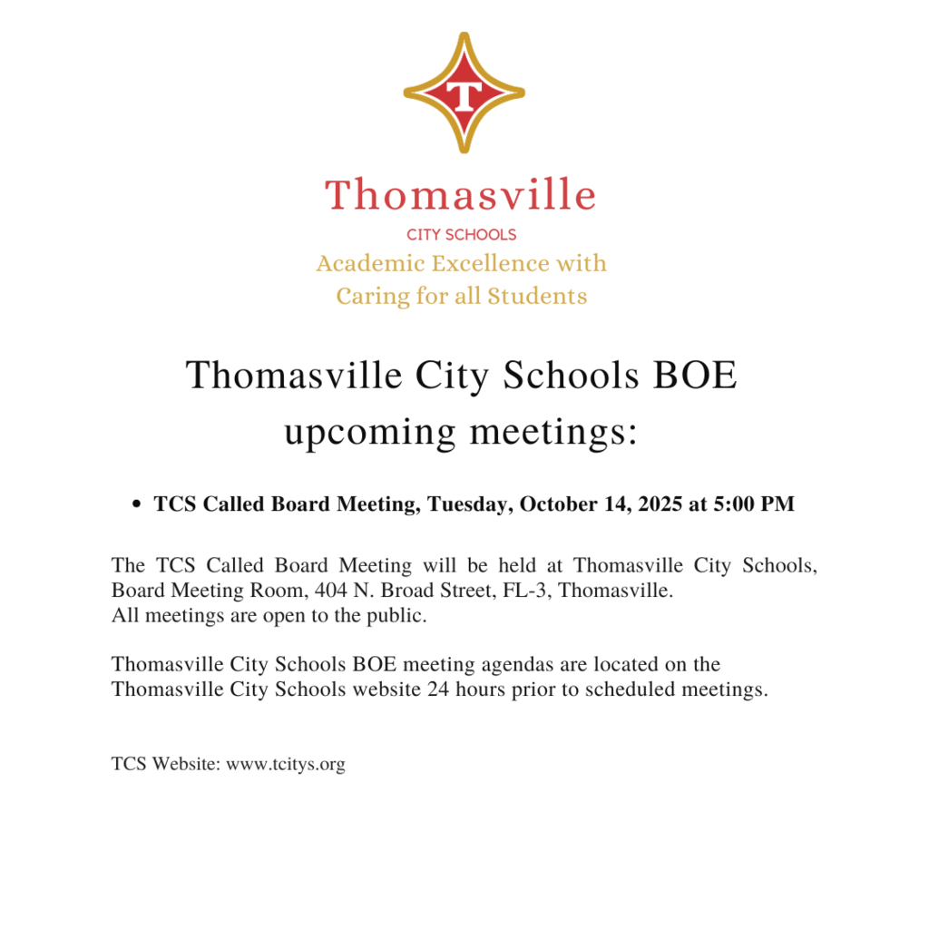 TCS BOE Called Board Meeting 0ct 14th