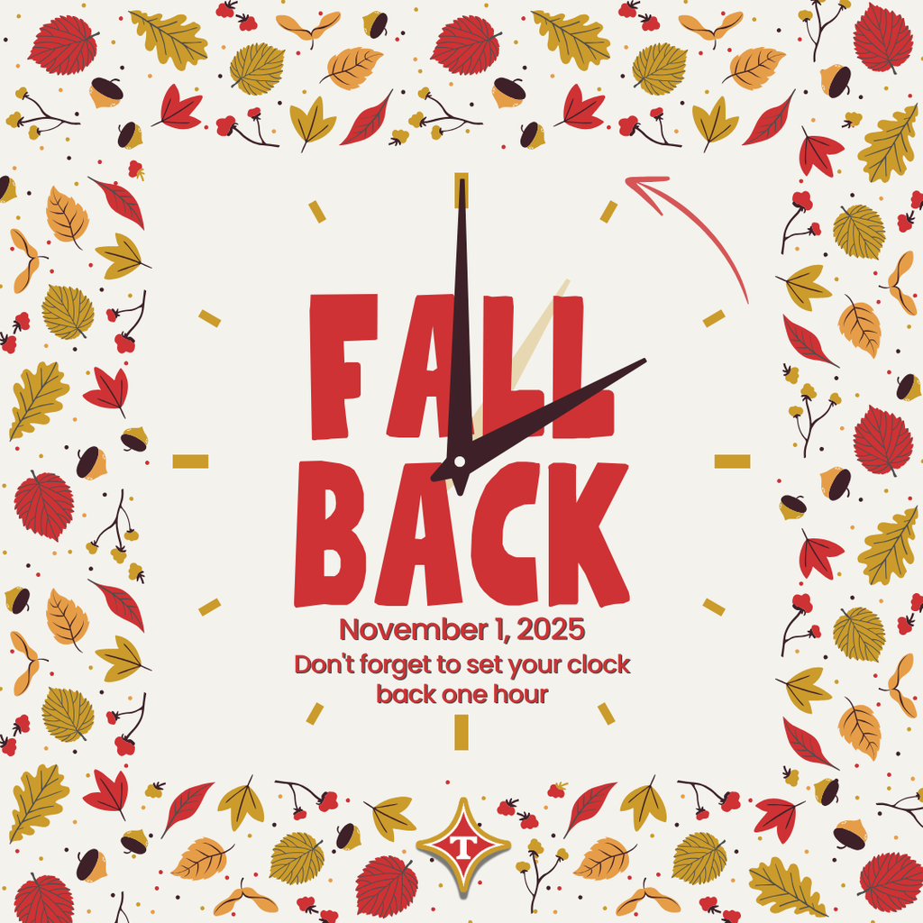 Daylight Savings Ends Fall Back Nov 1st