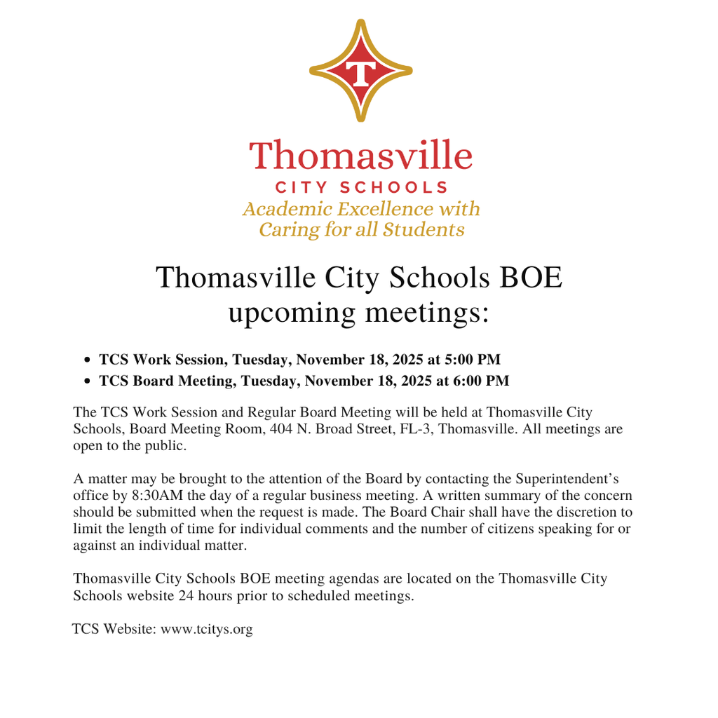TCS BOE Work Board Meetings Nov 18