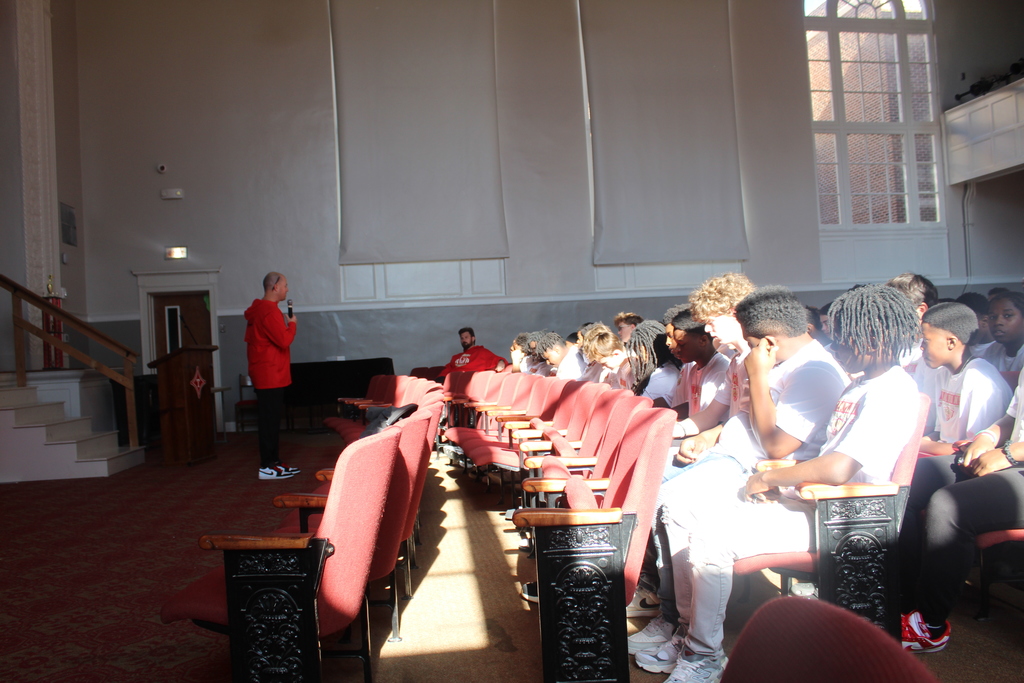 MPMS 8th Grade Football Championship Ring Ceremony Dec 25 5