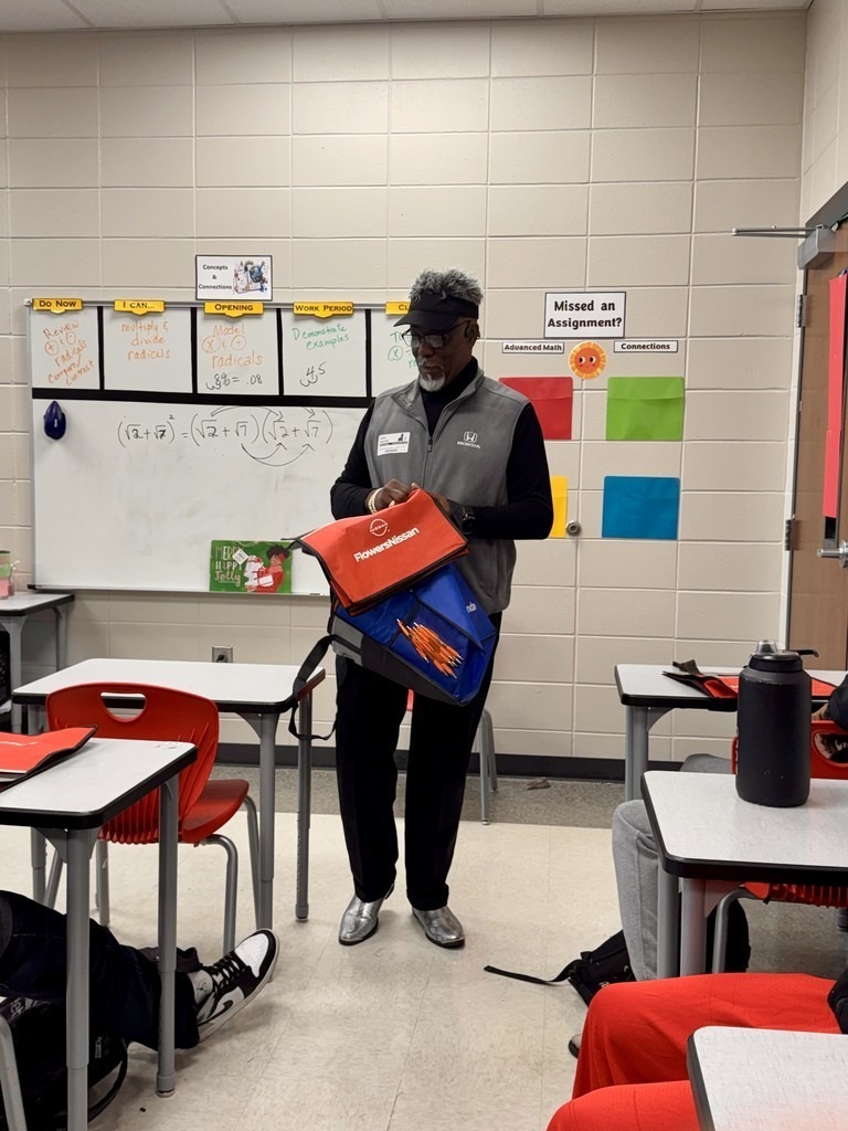 THS Advanced Math Mr. Dismuke from Honda 3