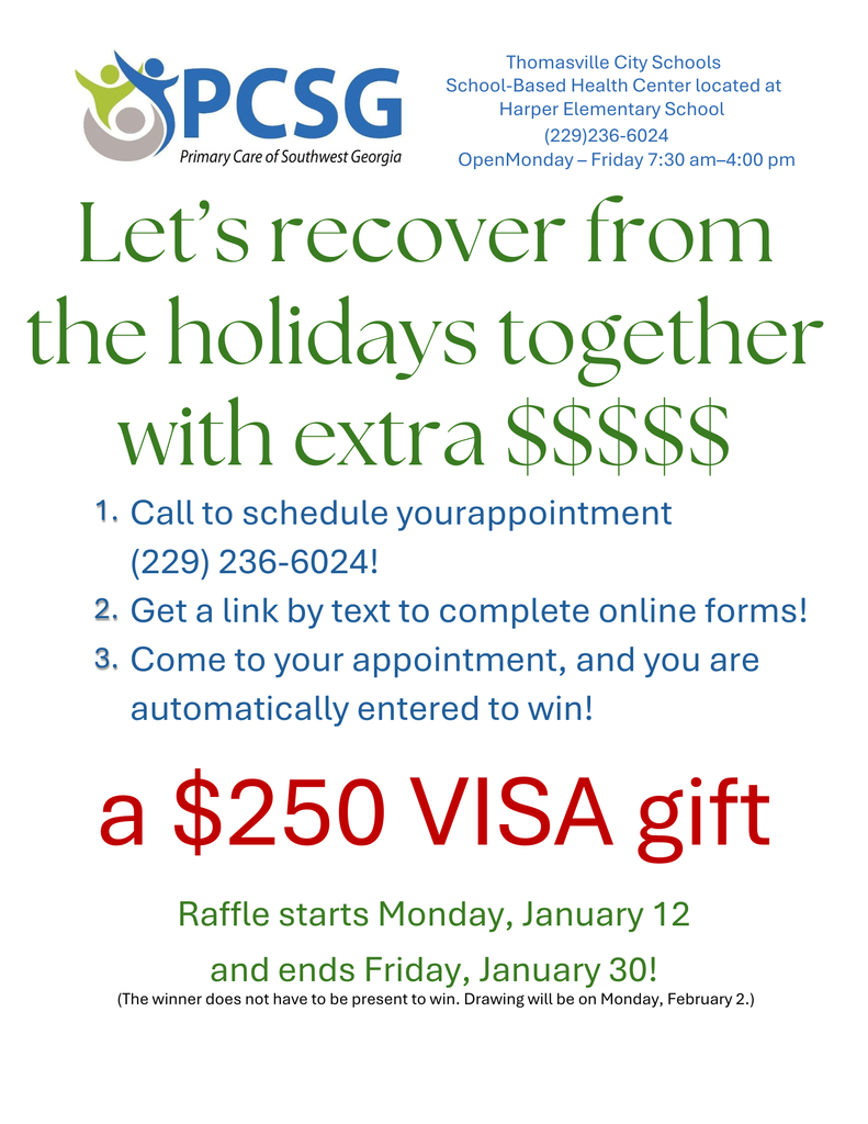 TCS SBHC PDSG Post Holiday Raffle 2