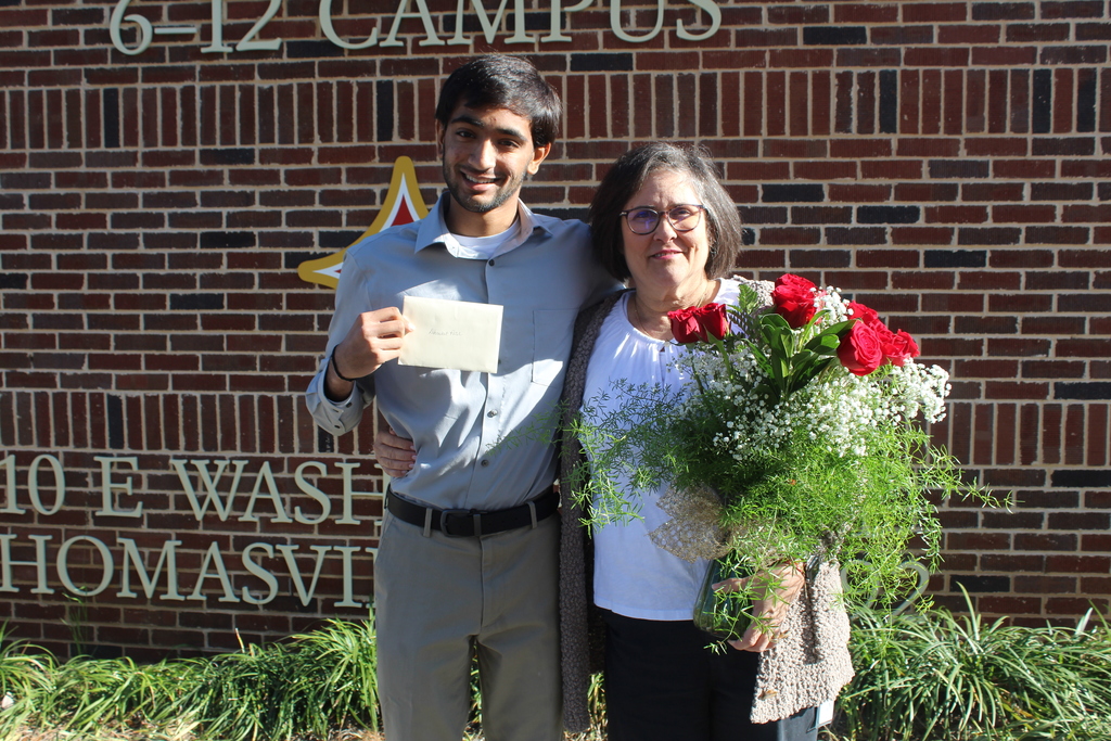 2025 PAGE Star Student and Teacher - Dhruket Patel and Mrs. Peralta 1