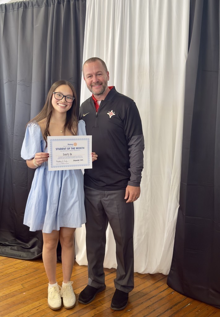THS/SA December Rotary Club Students of the Month Trinity Do