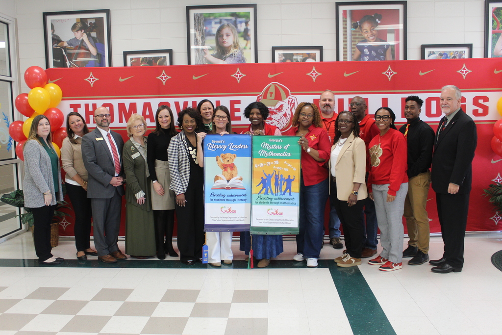TCS GaDOE Literacy and Math  Leader Banner Presentation with Dr. Woods 1