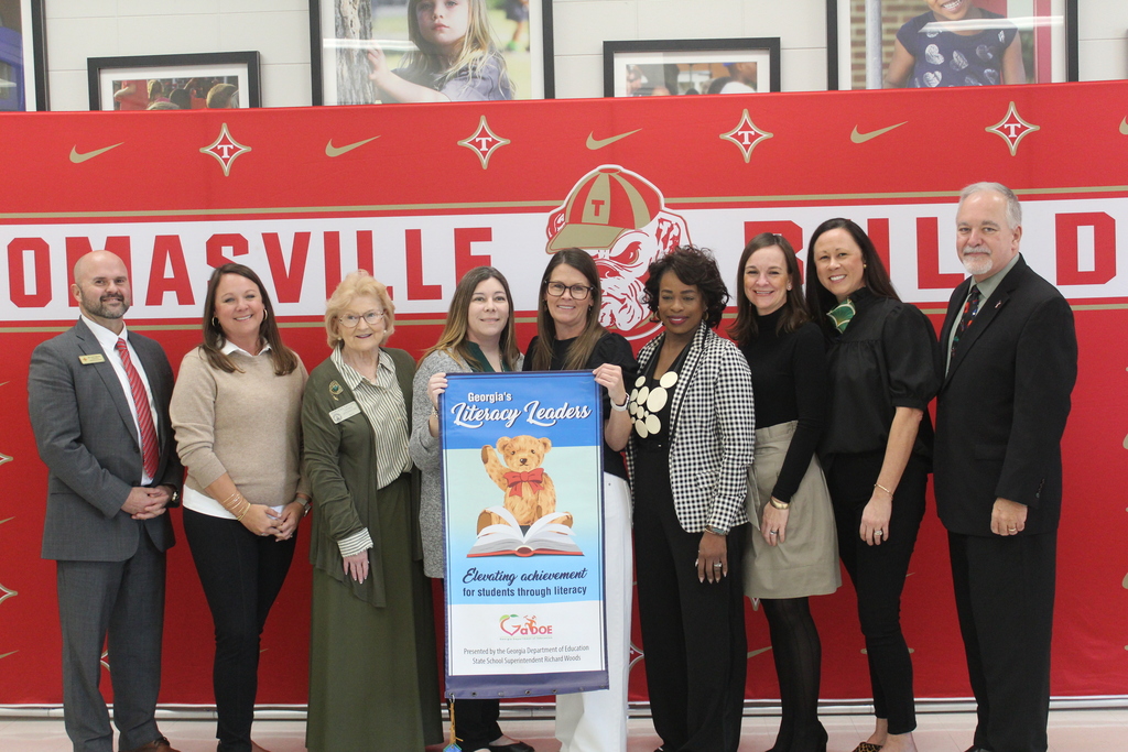 TCS GaDOE Literacy and Math  Leader Banner Presentation with Dr. Woods 5