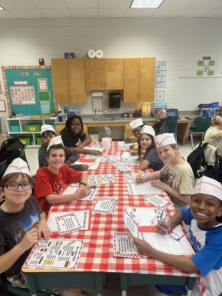 JES 5th grade Cook's Diner Math 5