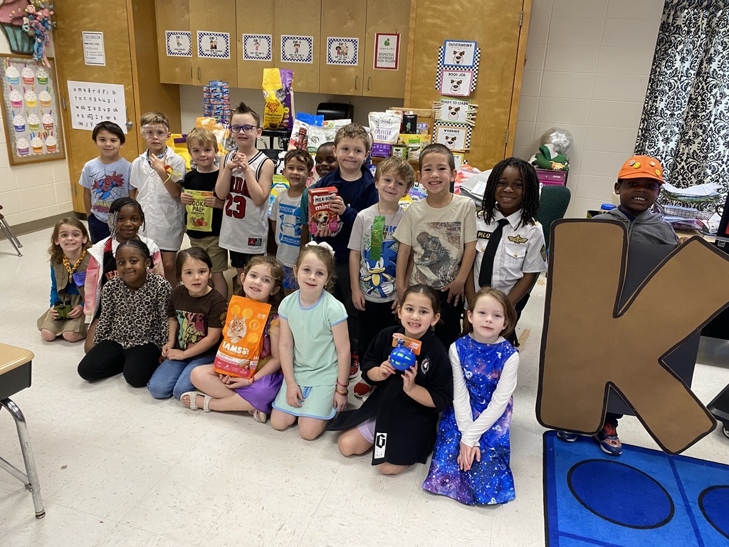 JES Kindergarten 200 Thomasville Birthday Acts of Kindness - Humane Society 8