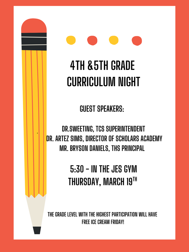 4th and 5th Grade Curriculum Night
