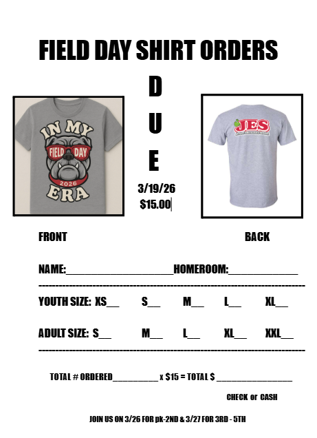 Field Day Order Form