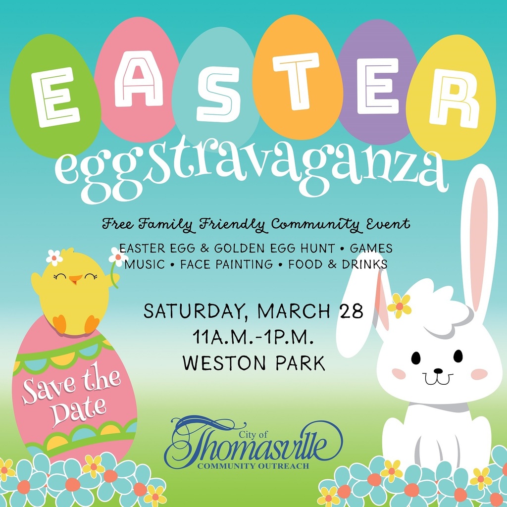 Easter Eggstravaganza  March 28 City of Thomasville