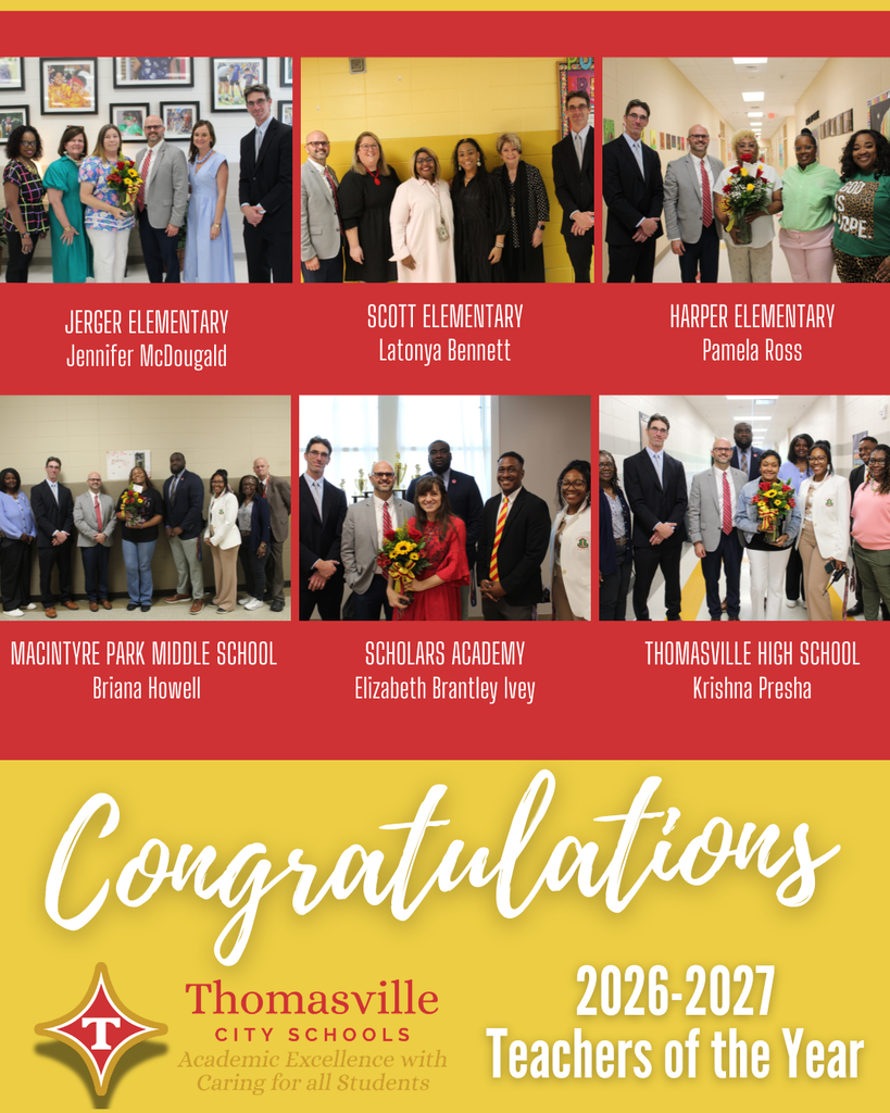 2026-2027 TCS Teachers of the Year 