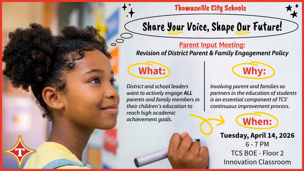 TCS Parent Input Meeting April 14th