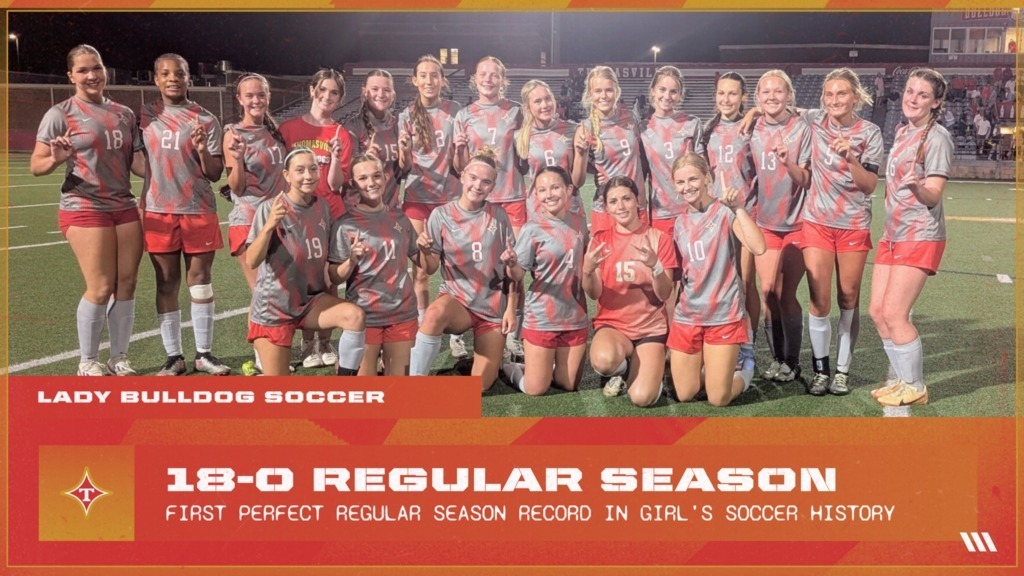 THS Lady Bulldog Soccer Perfect Regular Season