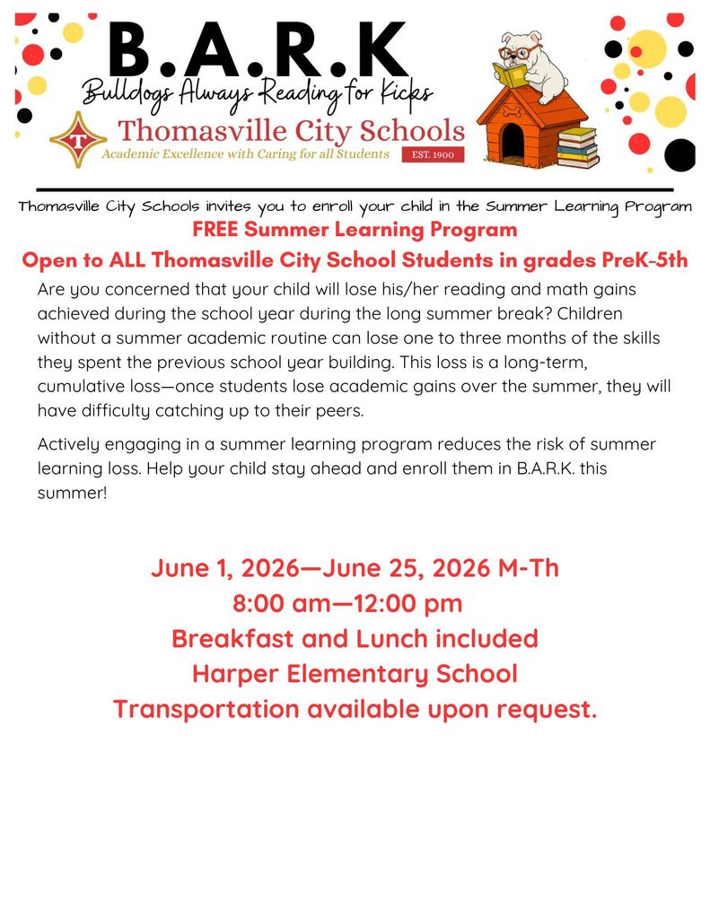 TCS BARK Program Summer 2026