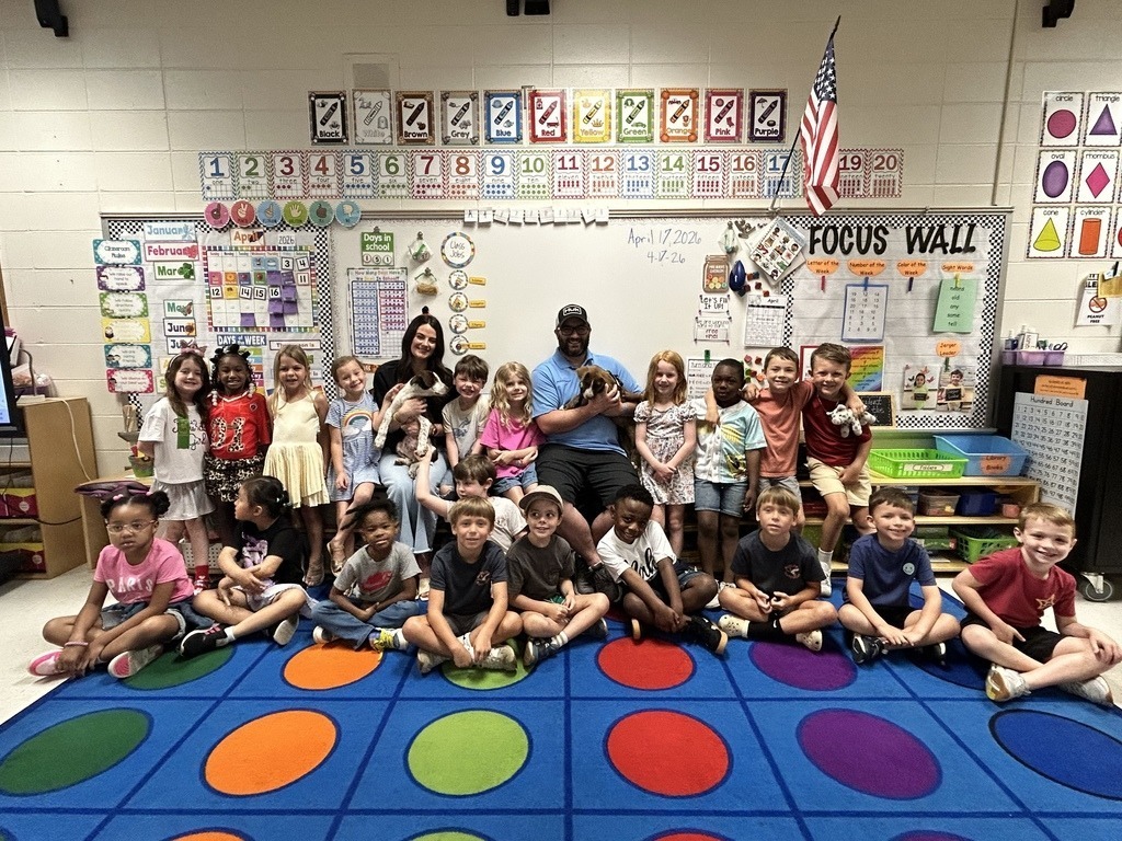 JES Kindergarten backwards ABC (V for Vistor) Tville Humane Society 1