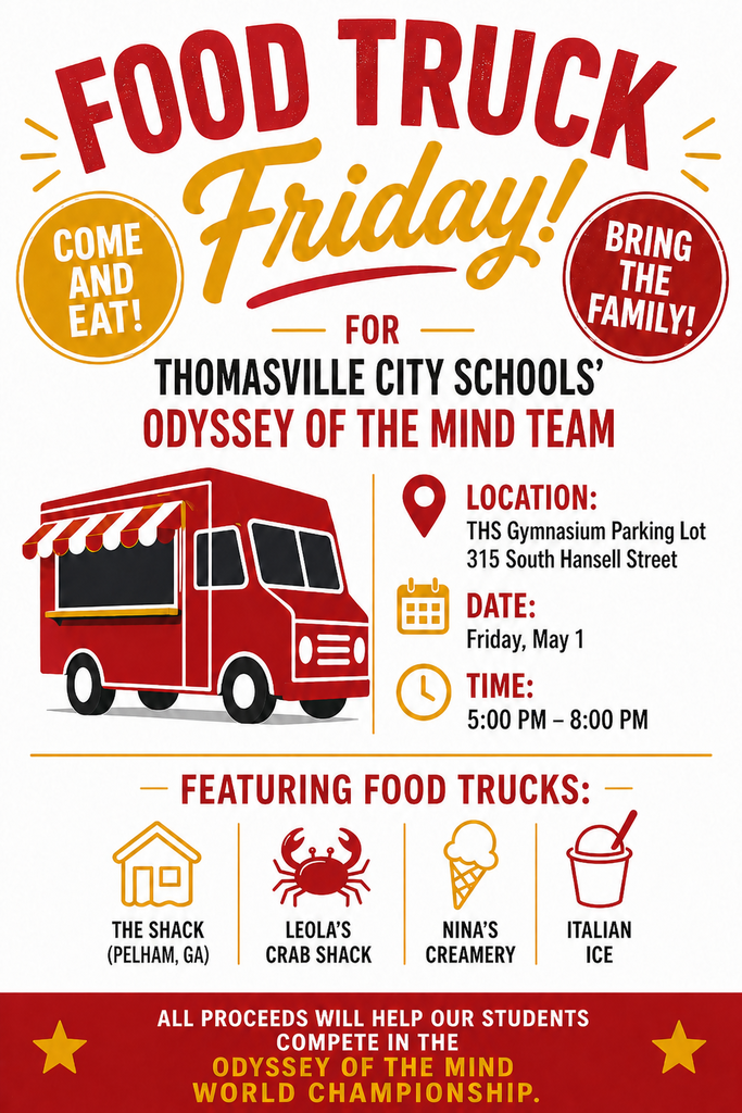 THS Odyssey of the Mind Food Truck Friday  May 1st