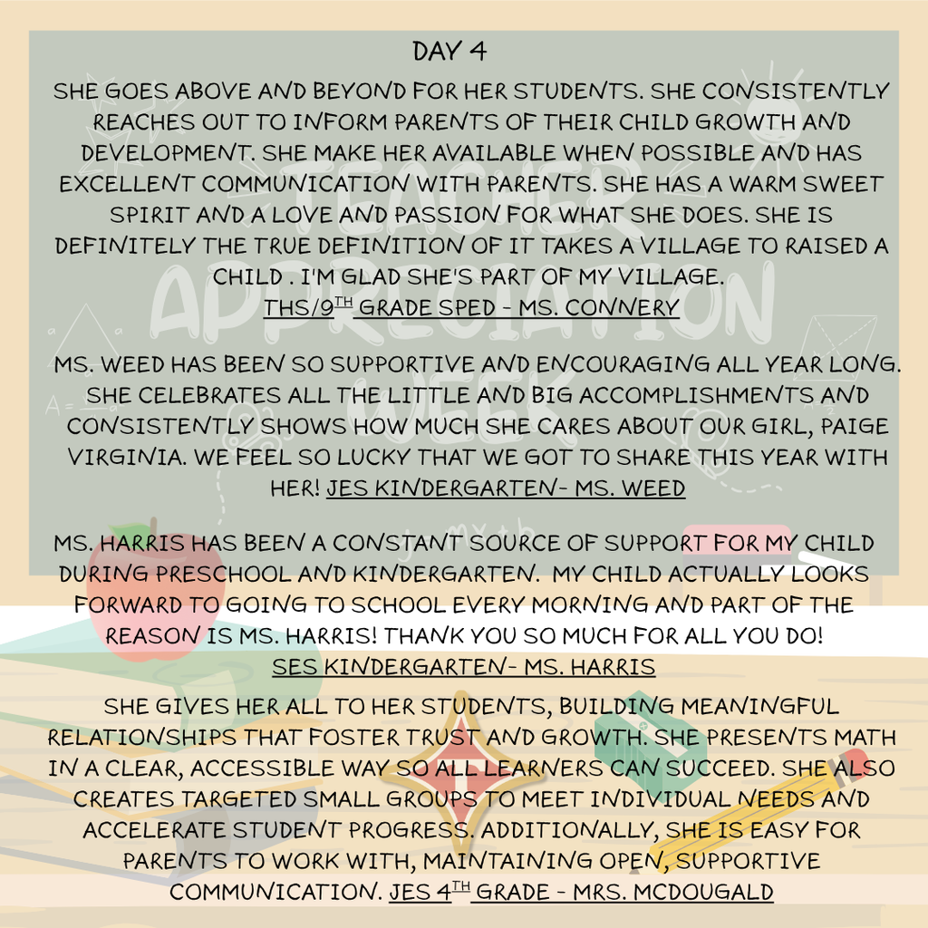 TCS Thank A Teacher - Teacher Appreciation 2025 Day 4