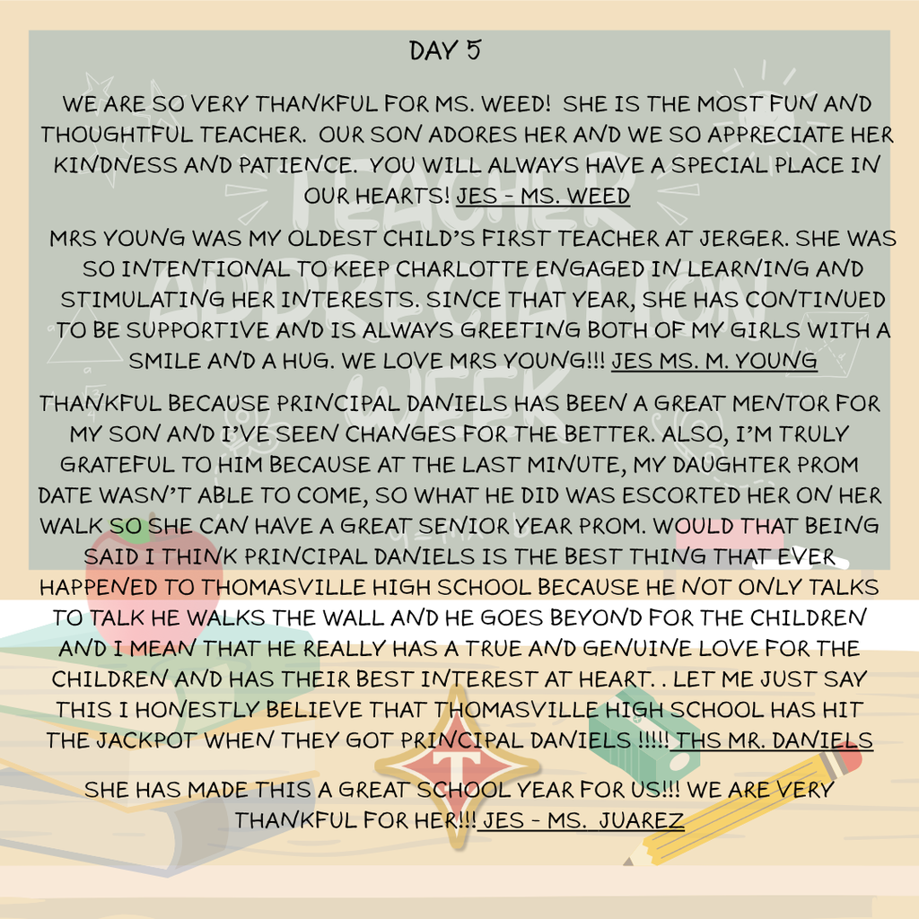 TCS Thank A Teacher - Teacher Appreciation 2026