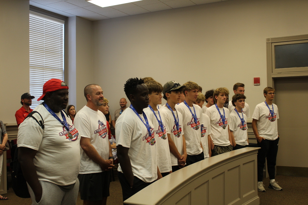 THS State Champs Girls and Boys Soccer and Track and Field at City of Thomasville Council Meeting 2