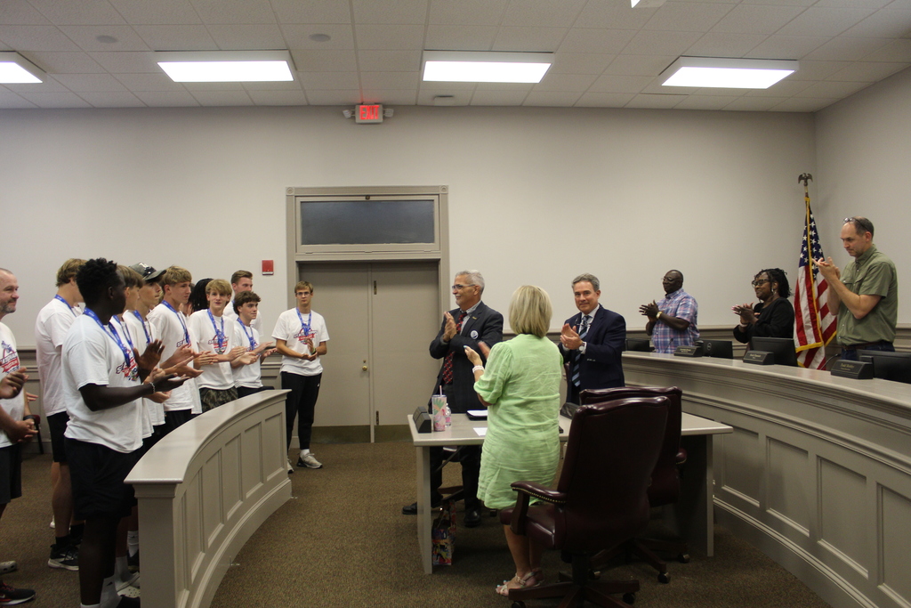 THS State Champs Girls and Boys Soccer and Track and Field at City of Thomasville Council Meeting 5
