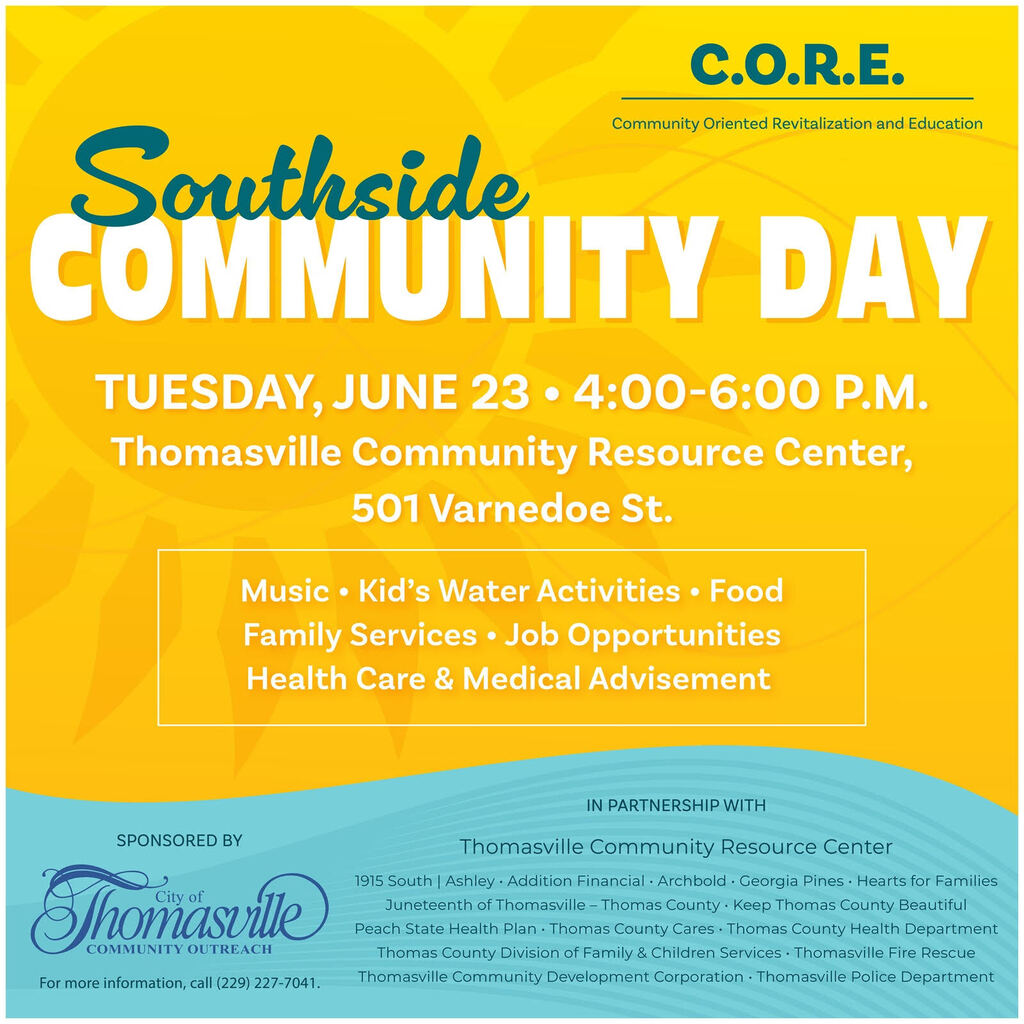 City of Thomasville Community Day June 23