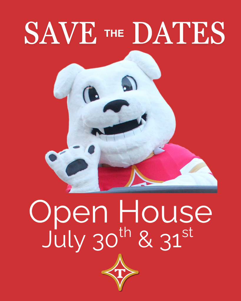 TCS Open House 2026-2027 Save the Dates