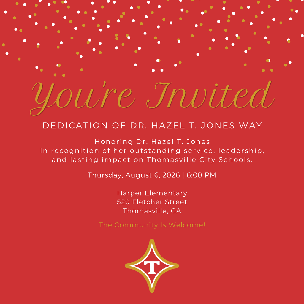 TCS Invitation for Dr. Hazel T Jones at Harper Elementary