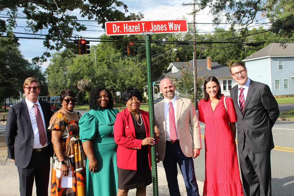 Shoutout Saturday for our Dr. Hazel T Jones Way at HES 1