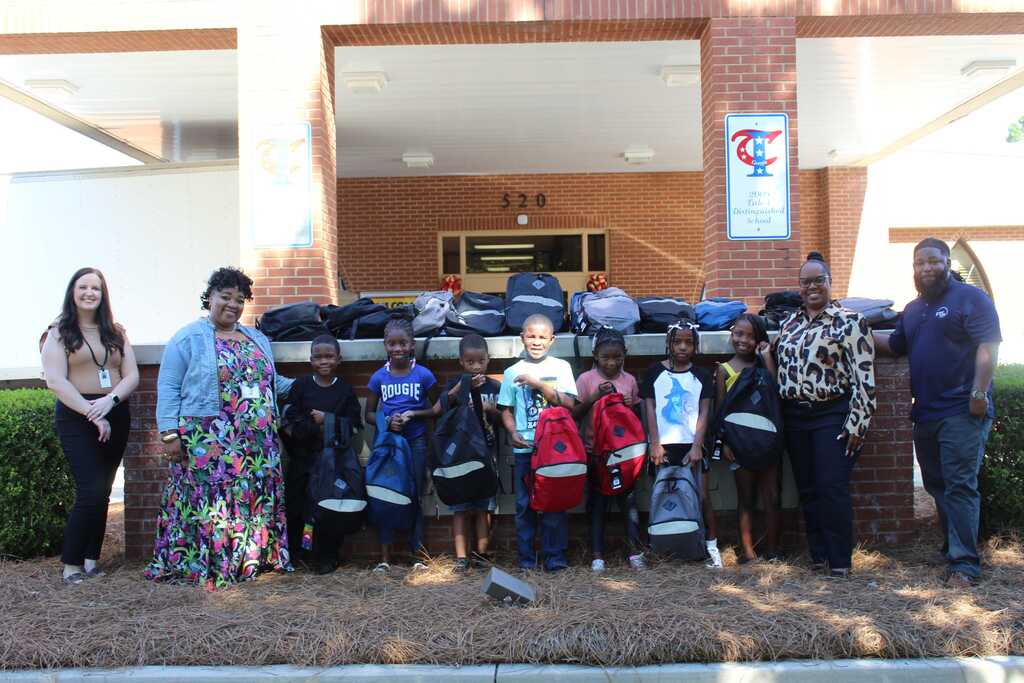 Saturday Shoutout for FPL Foods Backpack and Supply Donation to TCS 3